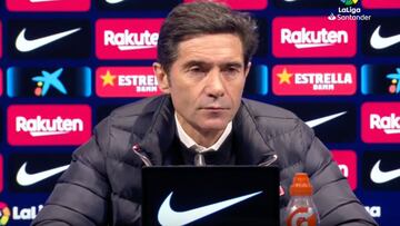 Marcelino: "El resultado es excesivo"