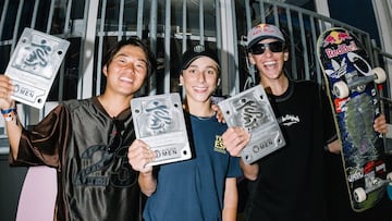 Egoitz Bijueska, Gui Khury y Yuro Nagahara, podio de WST Park Roma 2025