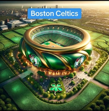 Una IA rediseña los estadios más famosos de la NBA: Toronto Raptors, Boston Celtics, Miami Heat...