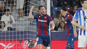 06/05/22 PARTIDO PRIMERA DIVISION JORNADA 35
 LEVANTE - REAL SOCIEDAD
 PRIMER GOL JORGE MIRAMON 1-0 ALEGRIA