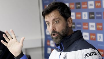 Quique Flores, entrenador del Espanyol.