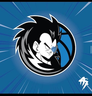 El increíble resultado de mezclar los logos de la NBA con Dragon Ball