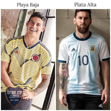 La Selección Colombia presentó su nueva camiseta y los memes no se hicieron esperar. 