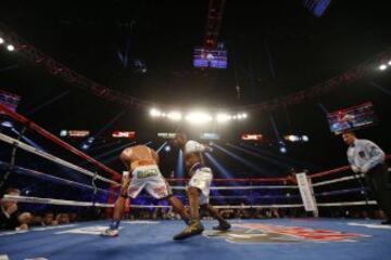 Combate entre Manny Pacquiao y Timothy Bradley Jr. en las Vegas por el título de peso welter de la Organización Mundial de Boxeo. 