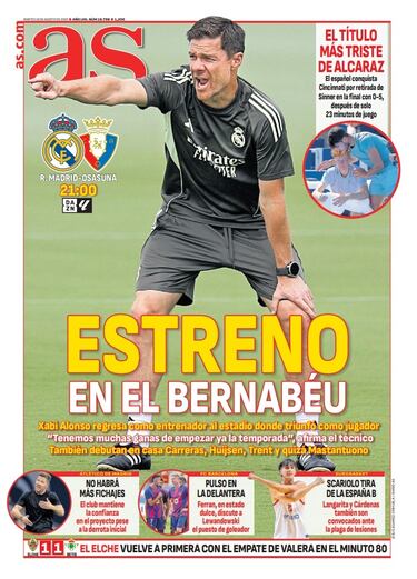 Las portadas de AS de agosto