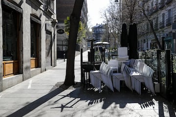 Madrid, vacío: las imágenes de cómo están sus calles