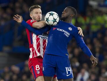 Saúl y Bakayoko.
