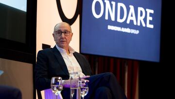 Josean Querejeta en la presentación.