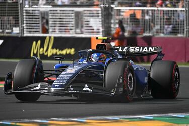Carlos Sainz debutó en el mundial con el Williams.