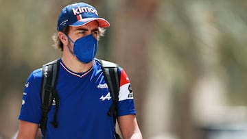 Fernando Alonso (Alpine). Bahréin, F1 2021.