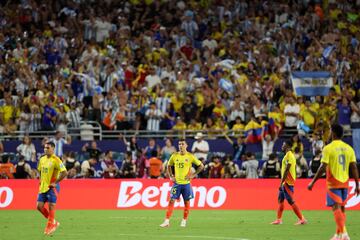 La Selección Colombia cayó 1-0 ante Argentina en el Hard Rock Stadium en partido válido por la final de la Copa América 2024.
