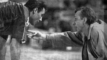 Cruyff, con Stoichkov. 