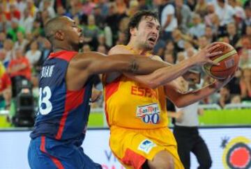 Sergio Llull y Diaw.