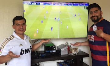 Algunas imágenes de como se vivió el encuentro entre Real Madrid y Juventus en diferentes lugares de la capital del país.