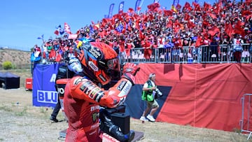 Márquez es héroe de leyenda en Aragón