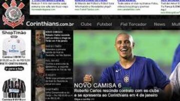 <strong>CORINTHIANS ANUNCIA LA LLEGADA DE ROBERTO CARLOS.</strong>