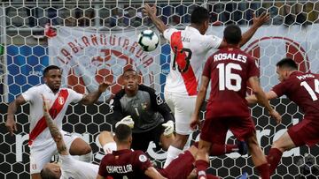 Per&uacute; vs Venezuela, Copa Am&eacute;rica. 