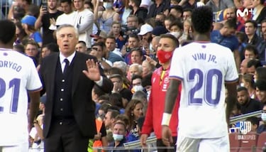 Ancelotti calma a Vinicius: "Olvida a la afición, solo el partido"