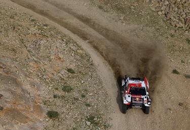 Nasser Al-Attiyah y Mathiu Baumel.