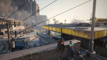 La ciudad de Cyberpunk 2077.