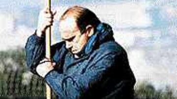 BUEN AMBIENTE. Paco Flores trabajo a destajo en el entrenamiento de ayer.