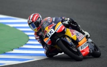 Después del abandono definitivo de KTM del campeonato mundial de velocidad, ficha en 2010 por Red Bull y corre sobre una Derbi RSA 125. De 17 carreras en la temporada consigue diez victorias y doce podios, por lo que se proclama campeón del Mundial de 125cc. Se convirtió en el español más joven en ganar el Campeonato, con sólo 17 años y 263 días. A nivel mundial sólo es superado por Loris Capirossi, por apenas 100 días. Incluso Valentino Rossi se rindió a los pies del joven de Cervera.