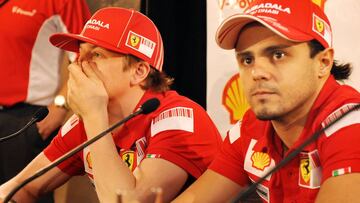 Raikkonen y massa, en una imagen de archivo (Australia 2009).