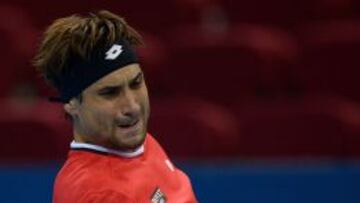 David Ferrer, en el partido ante Kukushkin.