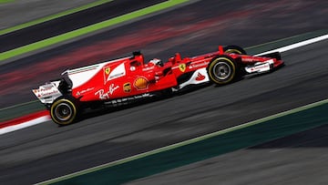 Raikkonen en Montmel&oacute;.