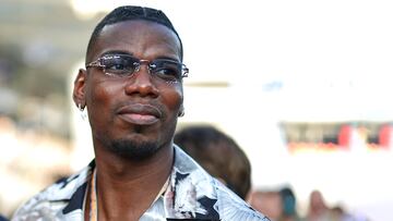 ABU DHABI, UNITED ARAB EMIRATES - NOVEMBER 26: Paul Pogba on the grid during the F1 Grand Prix of Abu Dhabi at Yas Marina Circuit on November 26, 2023 in Abu Dhabi, United Arab Emirates. (Photo by Qian Jun/MB Media/Getty Images)