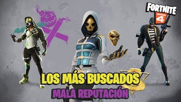 fortnite los mas buscados mala reputacion