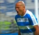 ¡Taco incluido! El primer golazo de 'Chupete' Suazo en México