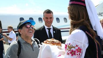 Maradona asume la presidencia del Dinamo Brest