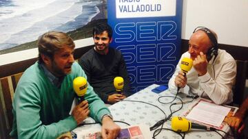 17/10/16 ALEX LOPEZ JUGADOR DEL VALLADOLID ENTREVISTA  EN LA CADENA SER