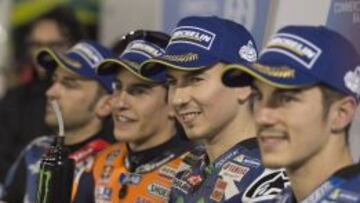 Los pilotos españoles copan las primeras plazas de la parrilla en Qatar.