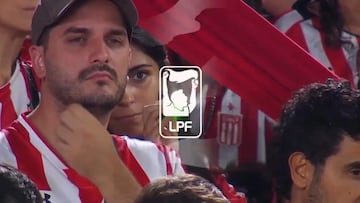 Laser girl caught red-handed and it will cost her a place in stadium