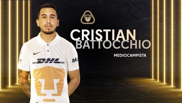 Battocchio, el italiano que busca recuperar su nivel en Pumas