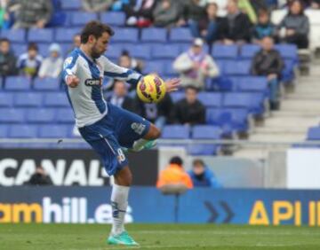 Stuani marca el 2-1.