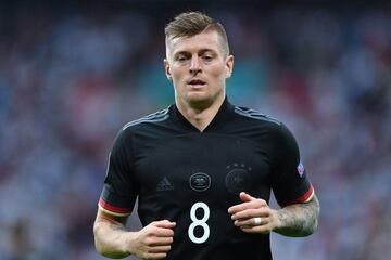 Toni Kroos en un partido de la Eurocopa 2021.