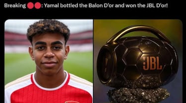 Los mejores memes del Balón de Oro 2025