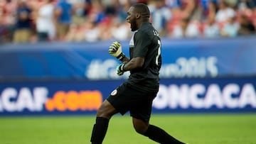 Action photo during the match Panama vs Haiti at Toyota Stadium, the match Gold Cup 2015, in the photo: Johnny Placide
Foto durante el festejo de gol en el Partido Panama vs Haiti, Partido Correspondiente al Grupo A de la Copa Oro 2015, en la foto: Johnny Placide
07/07/2015/MEXSPORT/ Osvaldo Aguilar
Toyota Stadium