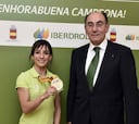 Ignacio Galán felicita a Sandra Sánchez tras lograr el oro