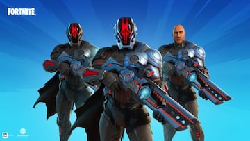 Official artwork for The Foundation skin in Fortnite.