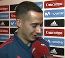 La reacción de Lucas Vázquez al ser preguntado por Neymar