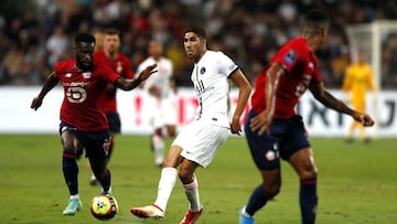 Achraf, pitado en Israel por apoyar a Palestina