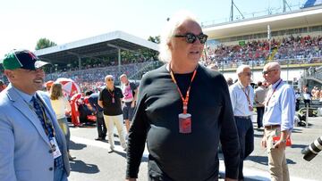 (FILES) In this file photo taken on September 06, 2015 Flavio Briatore walks ahead of the Italian Formula One Grand Prix at the Autodromo Nazionale circuit in Monza.
 Flamboyant Italian tycoon and former boss of the Benetton and Renault F1 racing teams Fl