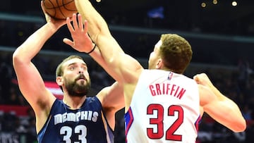 Recital de Marc Gasol ante los Clippers, hasta esta noche el mejor equipo de la NBA.