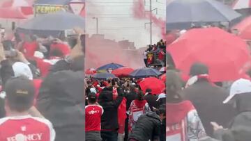 Locura por Santa Fe: así es la fiesta en El Campín