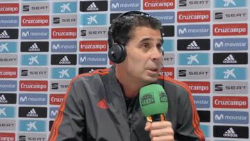 Hierro: "Es lógico y natural que Saúl eche de menos a Lopetegui"