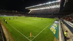 Estadio de El Sadar, durante un partido de Osasuna